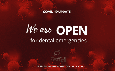 COVID-19 UPDATE: We Are Open For Dental Emergency